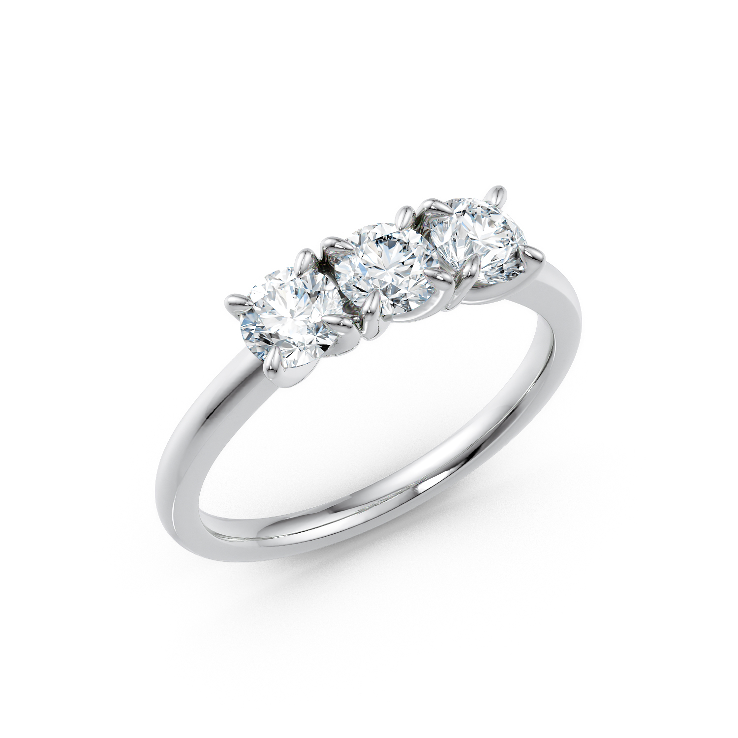 Trilogy Mia in oro etico 18k 750 fairmined diamanti etici diamanti da laboratorio diamanti lab grown - Fàbera Jewelry Firenze