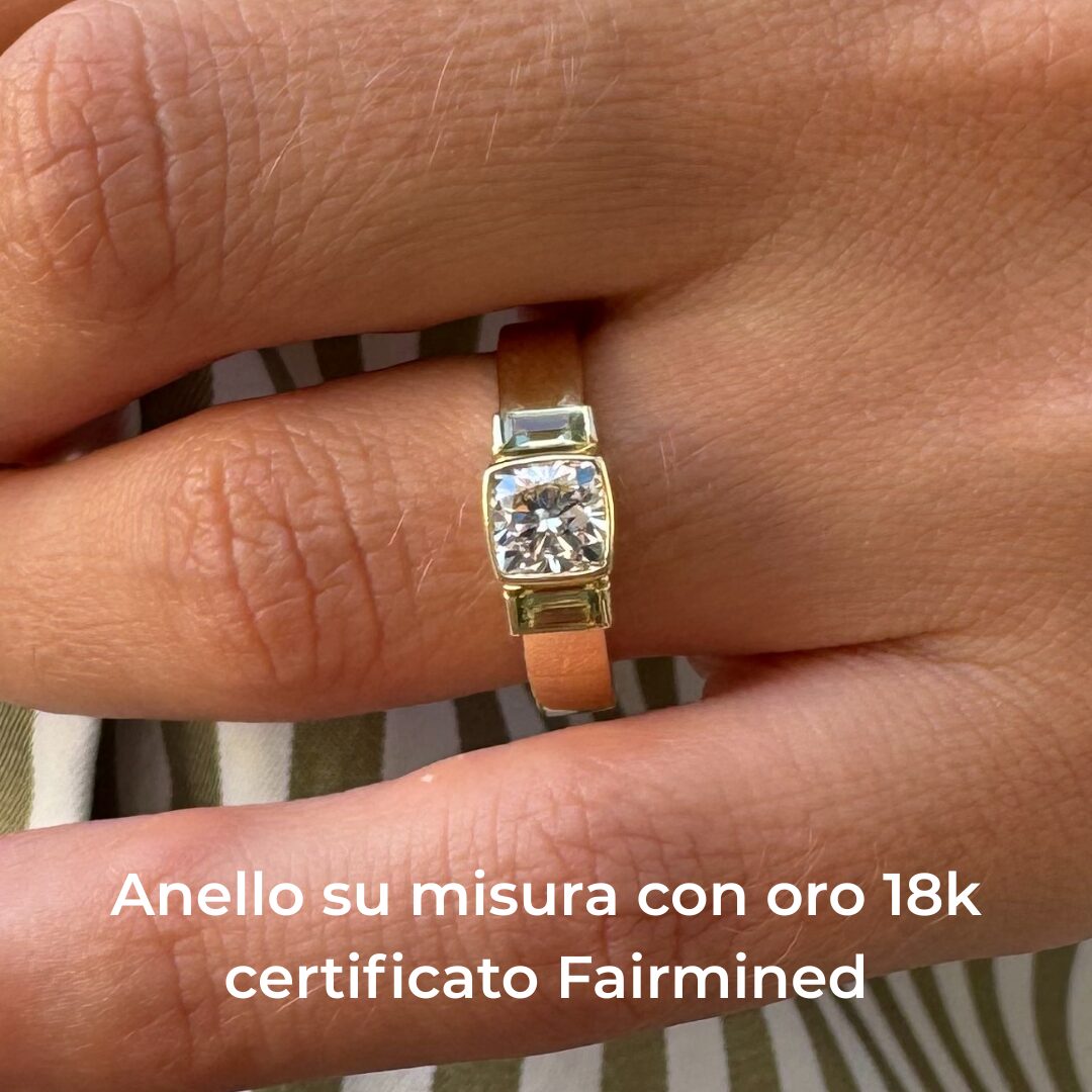 diamanti lab grown certificati, anelli di fidanzamento artigianali, anello su misura