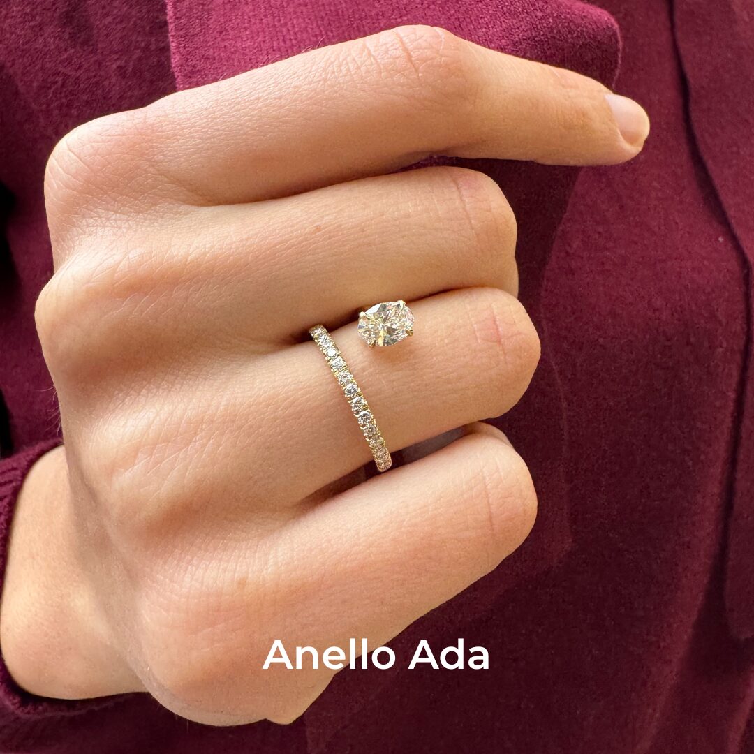 anelli di fidanzamento 2025, diamanti lab grown certificati, anelli di fidanzamento artigianali, anelli di fidanzamento personalizzati, oro etico 18k, anelli di fidanzamento sostenibili, anelli di fidanzamento made in Italy, diamanti creati in laboratorio per anelli di fidanzamento, tendenze anelli di fidanzamento, anelli di fidanzamento con zaffiri e diamanti, anelli di fidanzamento etici.