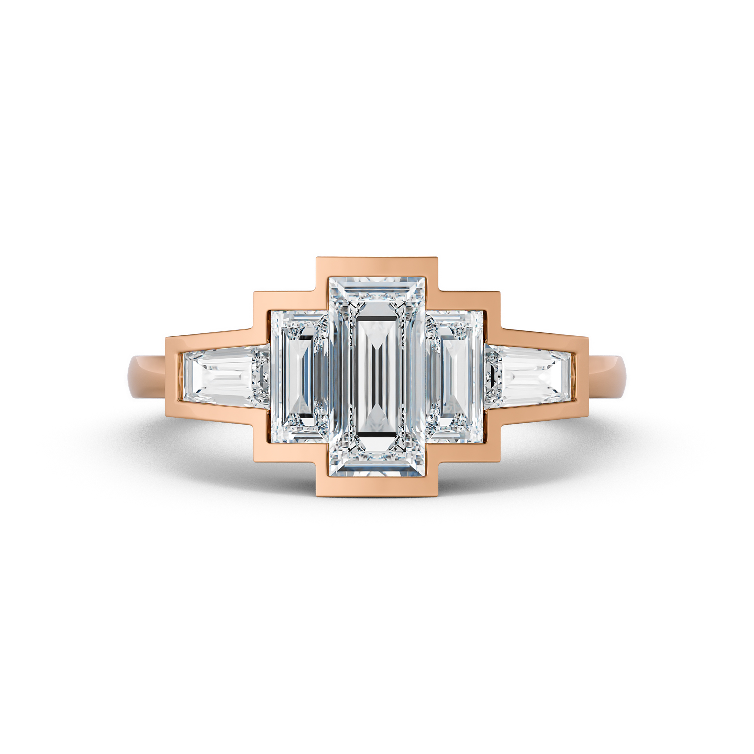 Anello di fidanzamento solitario Tamara oro rosa fairmined etico 18k 750 diamanti lab grown diamanti da laboratorio Fàbera Jewelry