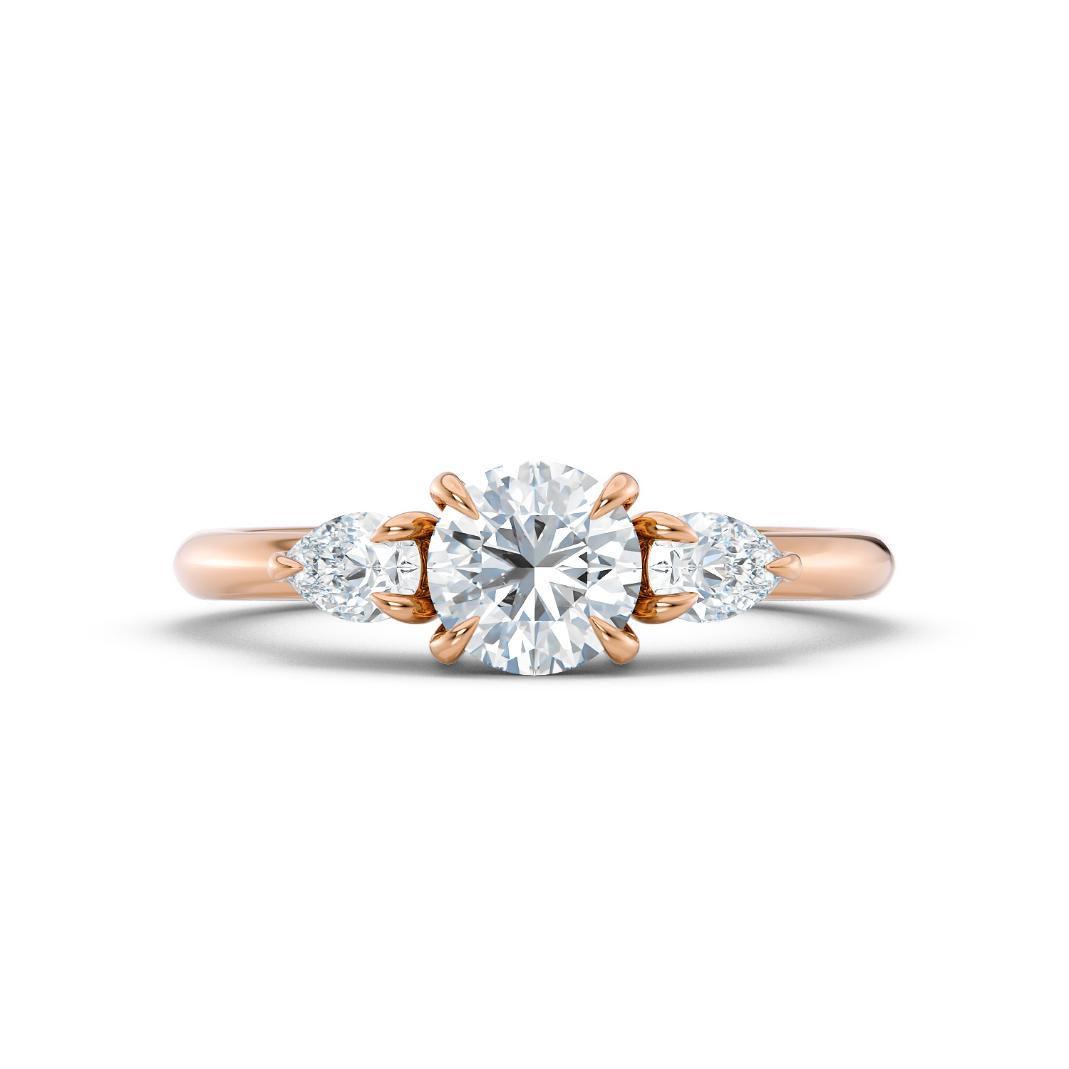 Anello di fidanzamento solitario Amelia oro fairmined etico 18k 750 diamanti lab grown diamanti da laboratorio Fàbera Jewelry