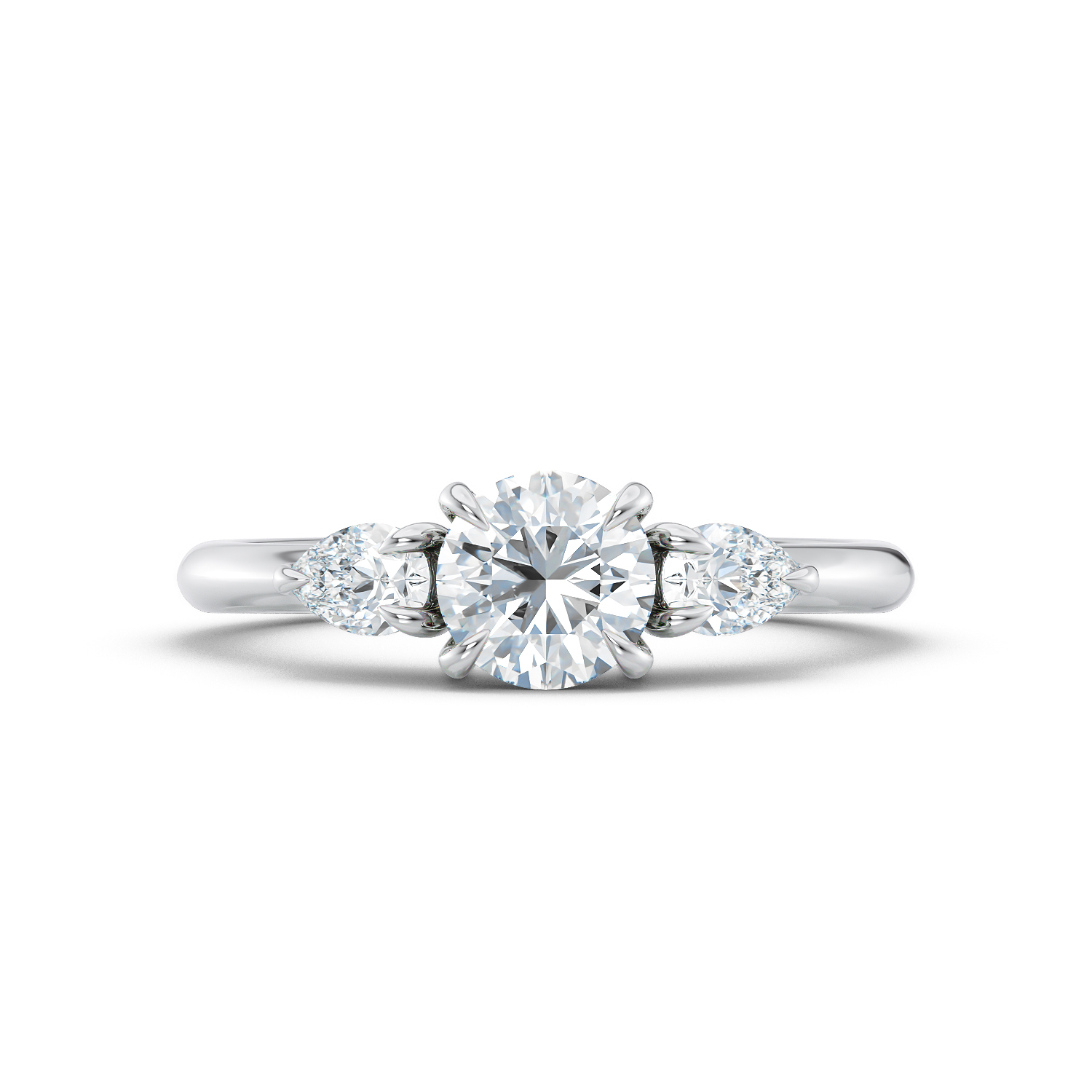 Anello di fidanzamento solitario Amelia oro fairmined etico 18k 750 diamanti lab grown diamanti da laboratorio Fàbera Jewelry