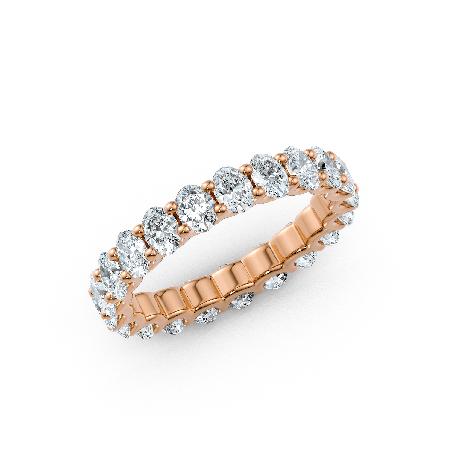 Anello di fidanzamento solitario Leona oro bianco fairmined etico 18k 750 diamanti lab grown diamanti da laboratorio Fàbera Jewelry