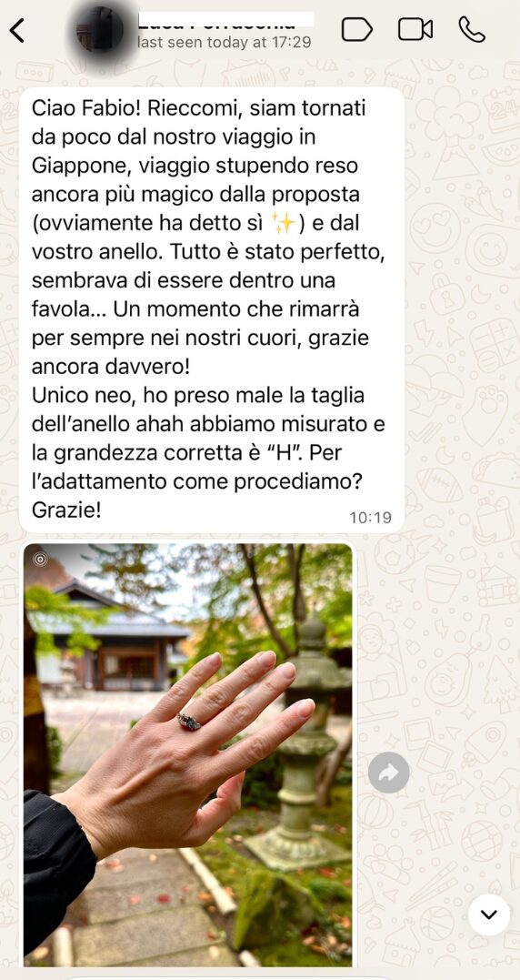 Recensioni Fàbera Jewelry su gioielli etici in oro Fairmined 18k e diamanti lab grown