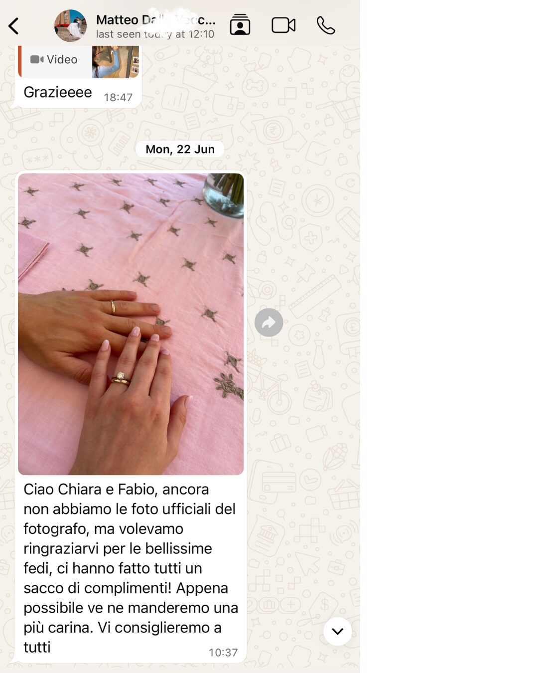 Chiara_proposta anello di fidanzamento Fàbera con diamante lab-grown certificato e oro Fairmined 18k