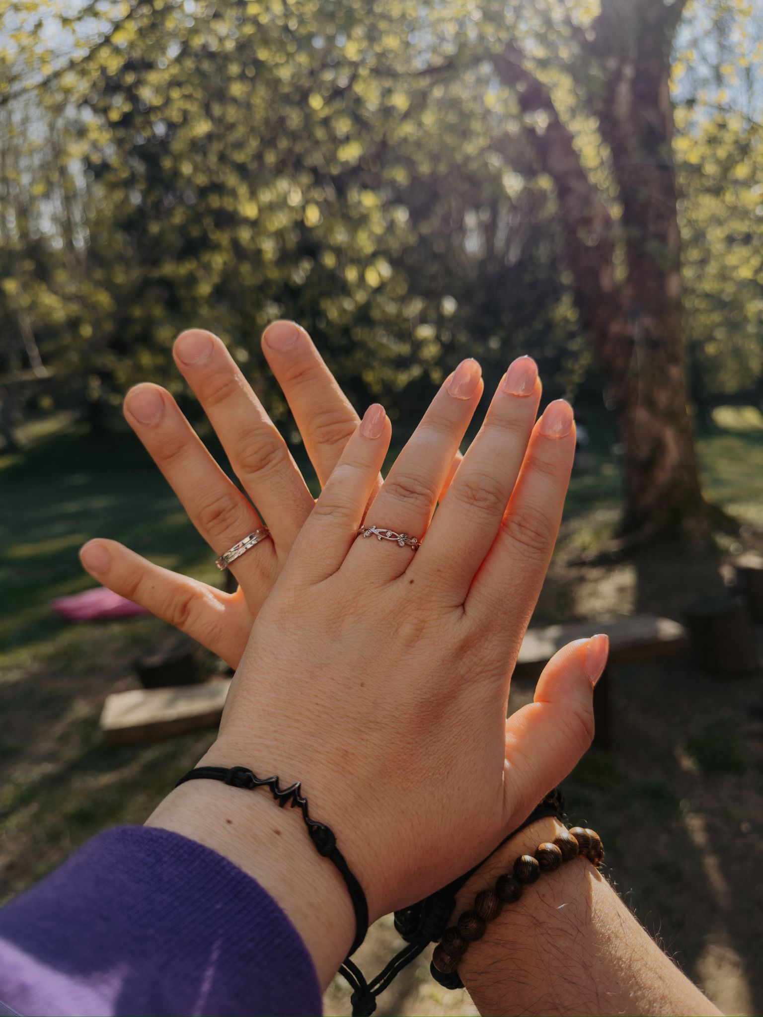 Sara_fedi nuziali in oro 18k Fairmined