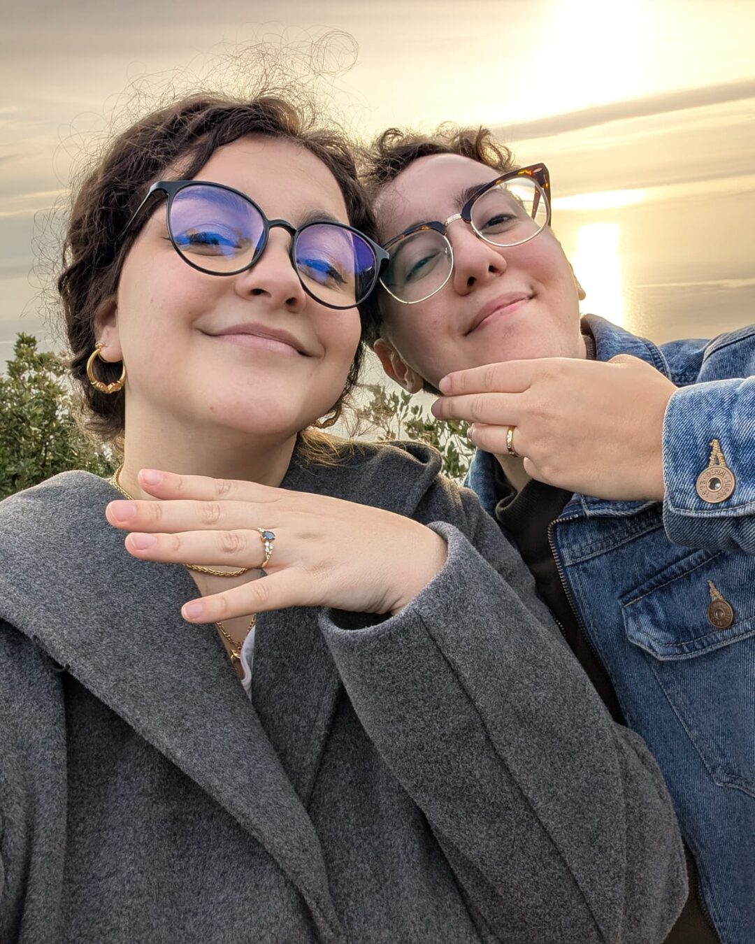 proposta di matrimonio con anelli di fidanzamento su misura
